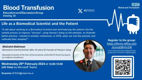 Poster for the event detailing the title, the speakers and the date and time. 